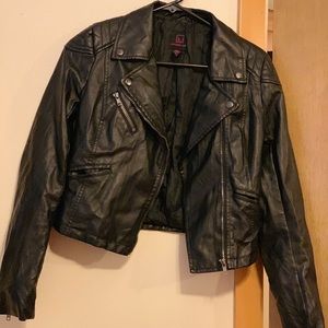 Black Material Girl Leather Jacket